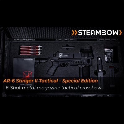 (image for) Steambow AR-6 Stinger II Special Edition Limited Premium Crossbow Set S/N: 256