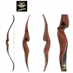 Oak Ridge Dymond "Classic" One Piece Hunting Recurve Bow 62" (image for) Oak Ridge Dymond "Classic" One Piece Hunting Recurve Bow 62"
