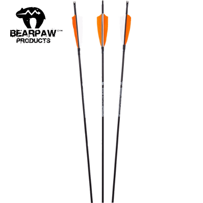 (image for) Penthalon Slim Line Black Carbon Arrow (with Feathers)