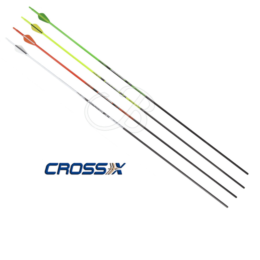 (Bild für) Cross-X Iridium Carbon Fertigpfeil mit Vanes (schussfertig) *TOTAL SALE*