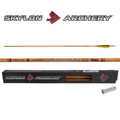 (image for) Skylon Bentwood (±0.005) Carbon Arrow (6.2) with feathers