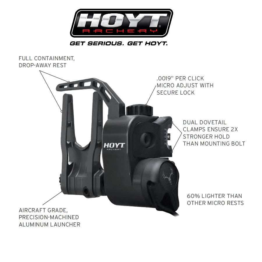 (Bild für) Hoyt Ultra Rest Integrate MX Pfeilauflage LH *SALE*