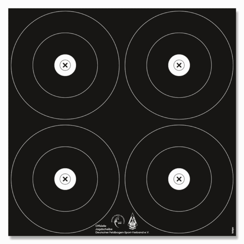 (Bild für) Krüger IFAA Jagd-Auflage 20cm 4-Spot *verstärkt*