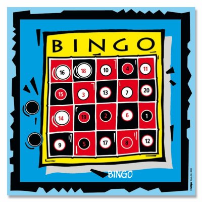 (Bild für) Krüger Bogen Spaßauflage Bingo