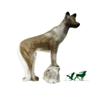 (image for) Leitold 3D-Target Wolf on stone