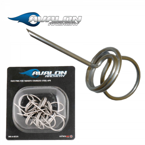 Avalon Target Pin Stainless Steel (6/pk)