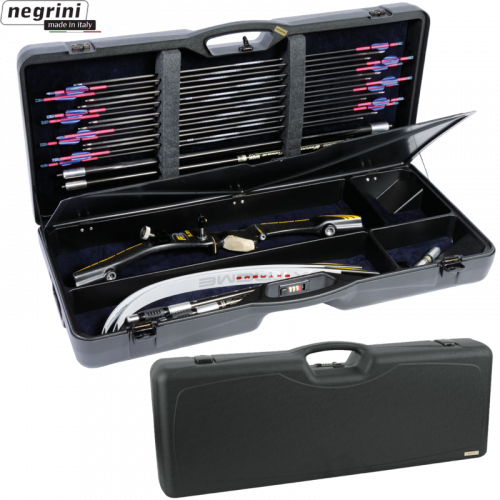 Negrini 4660 Professional Recurve Bow Case with Wheels