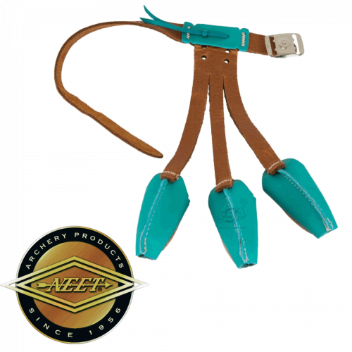 Neet T-G5 "turquoise" Traditional Velours/Leder Handschuh