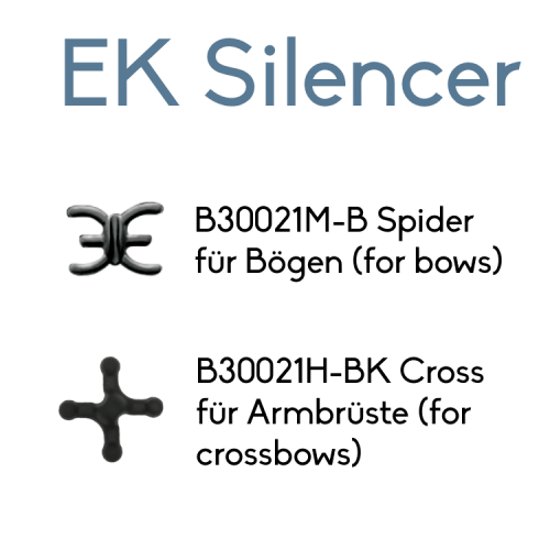 EK Archery String Silencer Sehnen-Geräuschdämpfer (6er Pack)