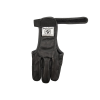 Buck Trail Onyx Leather Shooting Glove with Buffalo Fingertips